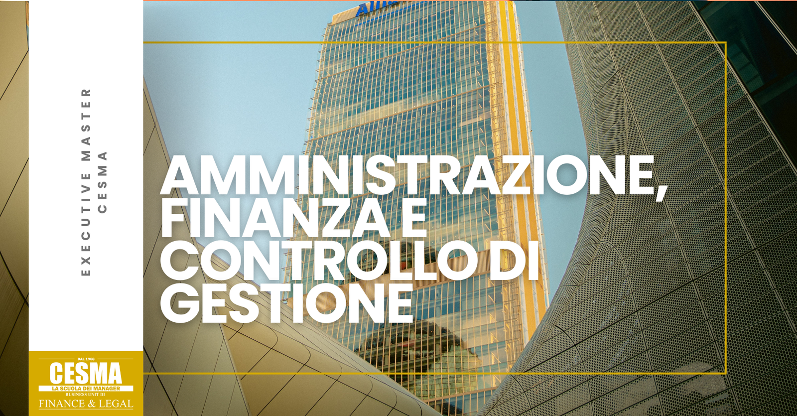 Amministrazione, Finanza e Controllo di Gestione 2026